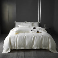 Thumbnail for Luxury European Satin Jacquard Egyptian Cotton 1400TC Silky Duvet Cover Bedding Set