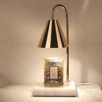 Thumbnail for Luxury Romantic Gold Marble Candle Warmer Lighting Lamps for Bedroom