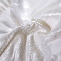 Thumbnail for Luxury White Pink Fluffy Goose Down Comforter for All Seasons Hotel Quality Grade