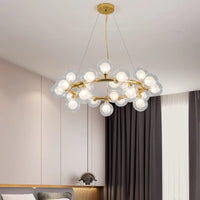 Thumbnail for Luxury Gold Black Modern Lighting Ceiling Chandelier LED Pendant Hanging Lamp Decor