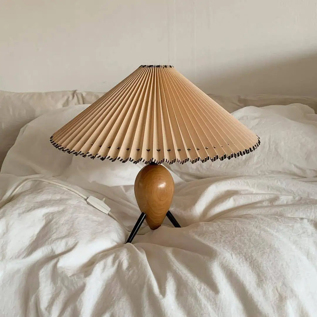 Modern Umbrella Table Lamp Lighting Bedroom Bedside Living Room