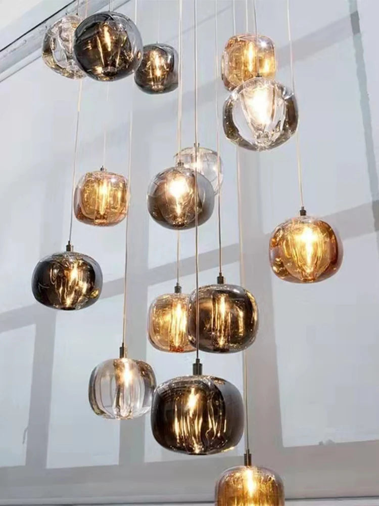 Luxury Crystal Modern Lighting Ceiling Chandelier LED Bedroom Kitchen Lamp