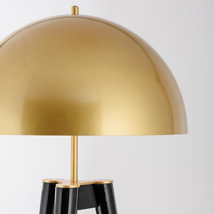 Golden Black Mushroom Head Metal Lighting Floor Lamp Living Room Bedroom Decor