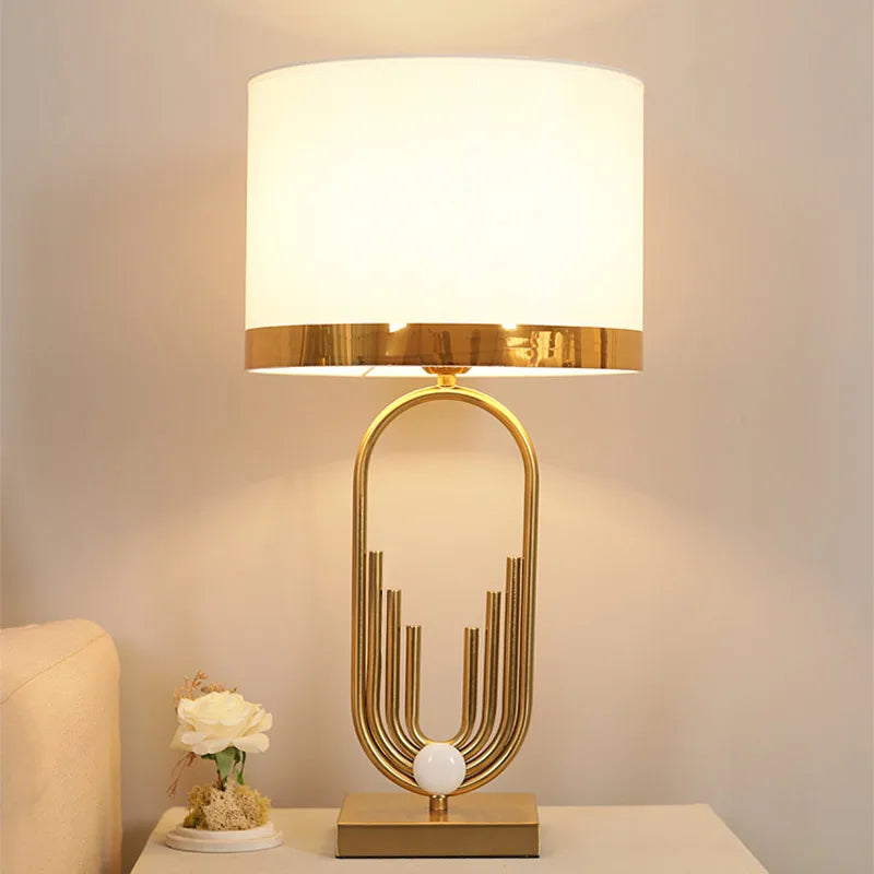 Nordic Gold Art Decor Table Lamp Art Lighting Living Room Bedside