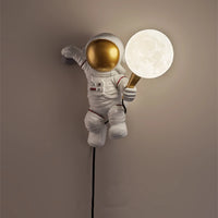 Thumbnail for Astronaut Moon Lighting Children's room wall lamp kitchen dining room balcony decoration