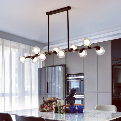 Golden Lighting Nordic Contemporary Pendant Glass Chandelier Hanging Lamp Dining Decor