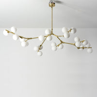 Thumbnail for Nordic Lighting Chandelier Tree Branches Glass Balls Hanging Dining and Bedroom Home Decor