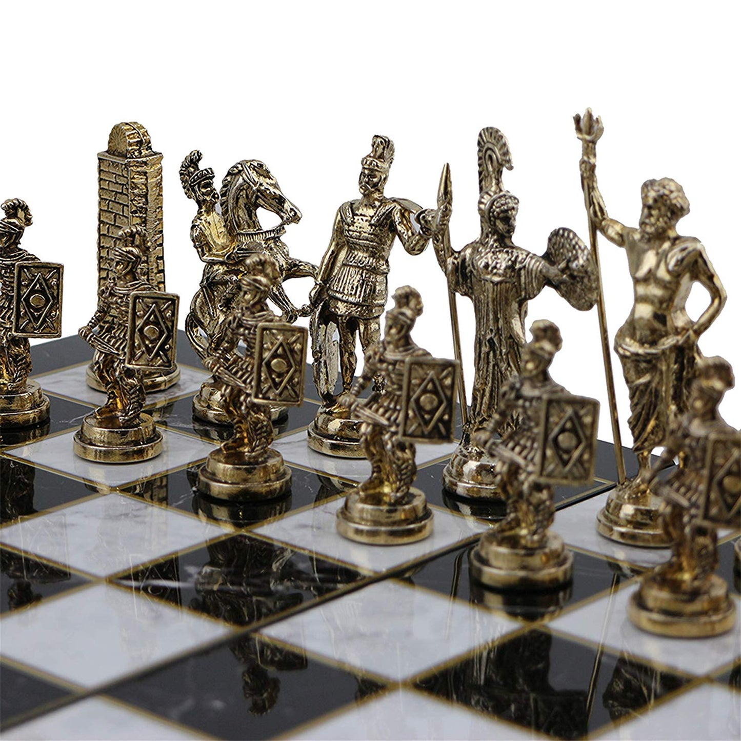 (Only Chess Pieces) Historical Rome Chess 7 cm (Board is not Included) Sculptures and Statues