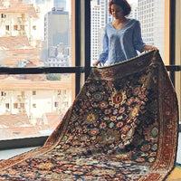 Thumbnail for Luxury Persian Flower Rug Carpet Cozy Soft Home Decoration