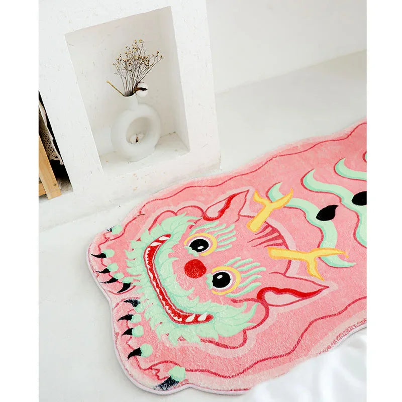 Premium Pink Cute Cartoon Soft Rug Carpet Bedroom Children's Room