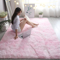 Thumbnail for Nordic Grey White Kids Carpet Bedroom Fluffy Rugs Decoration Small Large Living Room