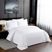 Thumbnail for Luxury White Hotel Grade Wedding Duvet Cover Soft Easy Care Duvet Cover Set, 600TC Cotton Bedding Set