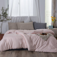Thumbnail for Beige Color Comforter Blanket Ultra Soft Cotton Filling for Duvet Cover