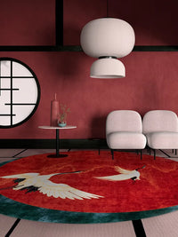 Thumbnail for Luxury Crane Bird Comfortable Soft Rug Carpet Bedroom Balcony