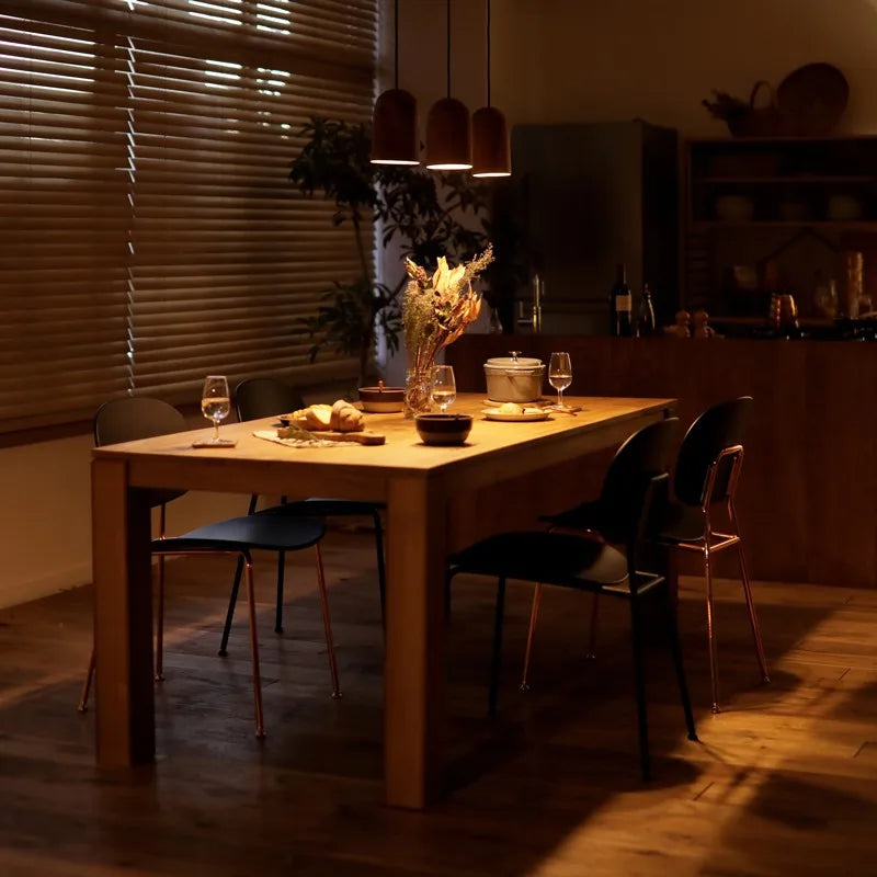 Nordic Japanese Wood Chandelier Lighting Kitchen Bedroom