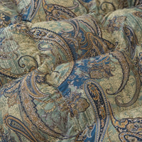 Thumbnail for Boho Paisley White Duck Down Cotton Comforter Hotel Grade Winter Warm for Bedding Set