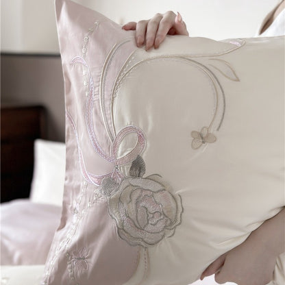 Purple Rose Luxury French Princess 1000TC Egyptian Cotton Duvet Cover Bedding Set