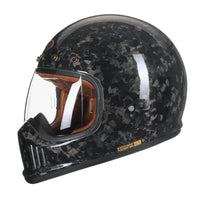 Thumbnail for Black Classic Premium Motorcycle Helmets Genuine Carbon Fiber Full Face Moto Carbon Fiber Lightweight Racing Dot Approved