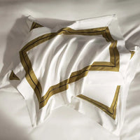 Thumbnail for Grey White Premium Hotel Grade Silky Soft Long Striped Duvet Cover Set, 1000TC Egyptian Cotton Bedding Set