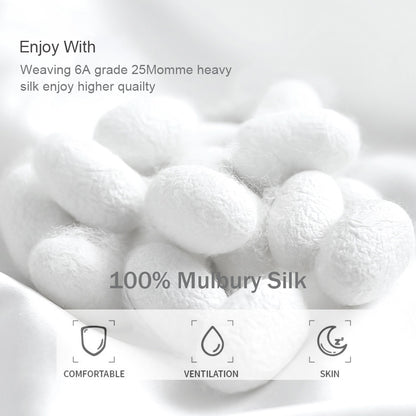 Luxury Green White 100% Silk Wedding Duvet cover Bedding Set