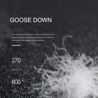 Thumbnail for Premium White Grey Goose Down 100% Comforter Hotel Grade for Bedding Set