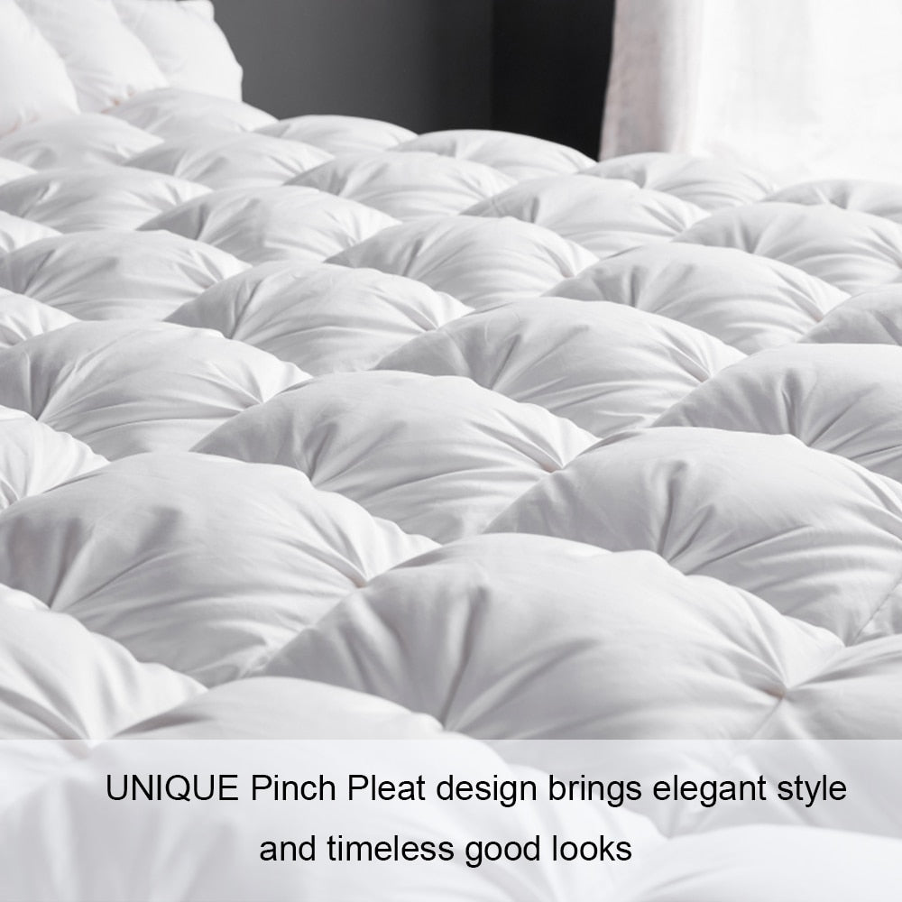 Premium White Grey Goose Down 100% Comforter Hotel Grade for Bedding Set