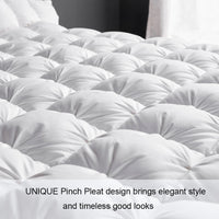 Thumbnail for Premium White Grey Goose Down 100% Comforter Hotel Grade for Bedding Set