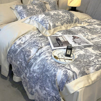 Thumbnail for Luxury Master Piece of Tree Printing Soft Silky Duvet Cover Set, 100% Tencel Bedding Set