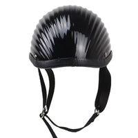Thumbnail for Black White Wave Pattern Motorcycle Helmets Half Scooter Helmets Moto Sport