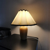 Thumbnail for Japan Retro Wooden Table Lamp Fabric Desk Lighting Bedroom Bedside Lamp