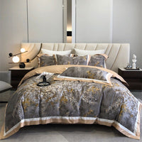 Thumbnail for American Nature Leaf Print Luxury Egyptian Cotton 1000TC Duvet Cover Bedding Set