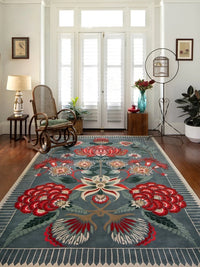 Thumbnail for Vintage Floral Large Area Cozy Rug Carpet Living Room Home Decoration
