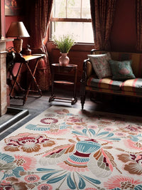 Thumbnail for Vintage Floral Large Area Cozy Rug Carpet Living Room Home Decoration