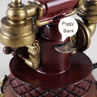 Thumbnail for Vintage Book Phone Piggy Bank Retro Crafts Sculptures and Statues