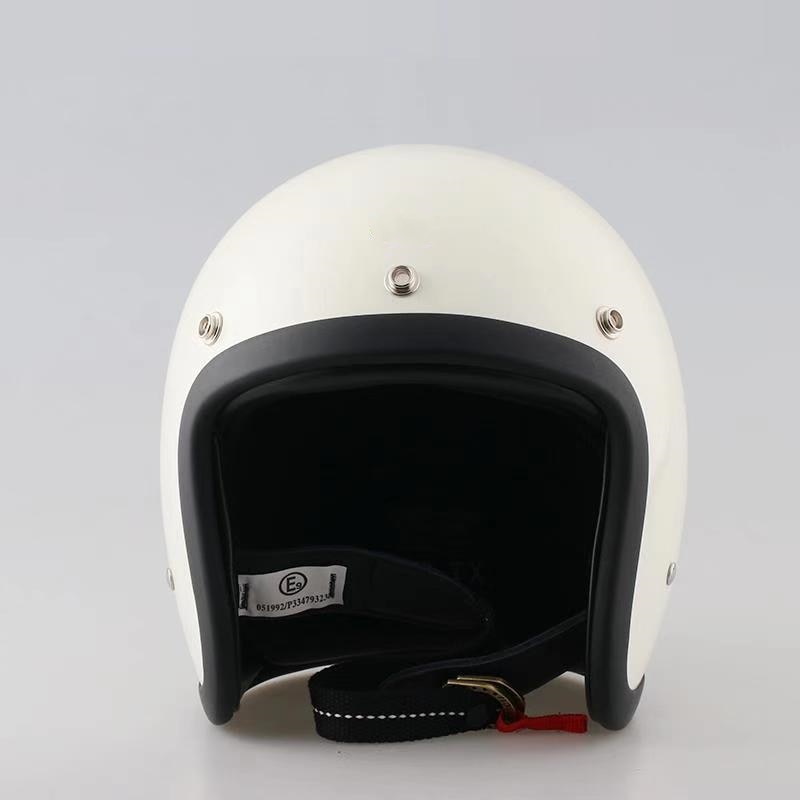 Black Grey Motorcycle Helmets Fiber Glass Light Racer Sport