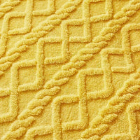 Thumbnail for Cozy Yellow Pink Super Warm Blanket Winter Soft Fleece for Bedding Set