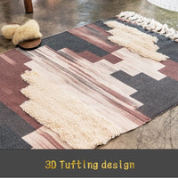 Thumbnail for Nordic Handmade Tassel Cotton Tuft Woven Indian Rugs and Carpets