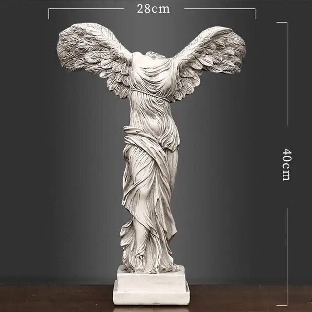 White Bronze Nordic Classical Goddess Resin Craft Gift Sculptures and Statues