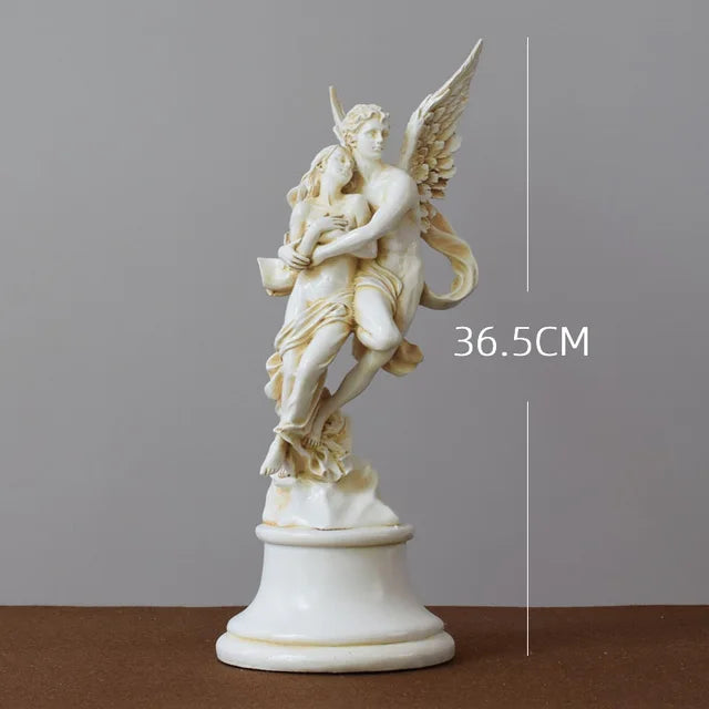 Greek God Love Angle Resin Sculptures and Statues Wedding Gift Home Decor