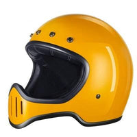 Thumbnail for Motorcycle Helmets Fiberglass Full Face High Quality Grade Vintage