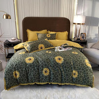 Thumbnail for European Bohemia Cat Flowers Super Soft Duvet Cover Set, 100% Egyptian Cotton Bedding Set