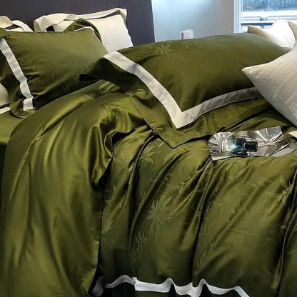 Nature Black White Brown Premium Silky Soft Patchwork Duvet Cover Set, 1000TC Egyptian Cotton Bedding Set