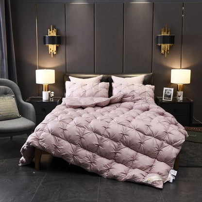 Luxury Goose Down Comforter 1000 Thread Count Twin Full Queen King Reversible Blanket For Bedding