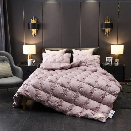 Luxury 1000 Thread Count White Goose Down Comforter Twin Full Queen King size