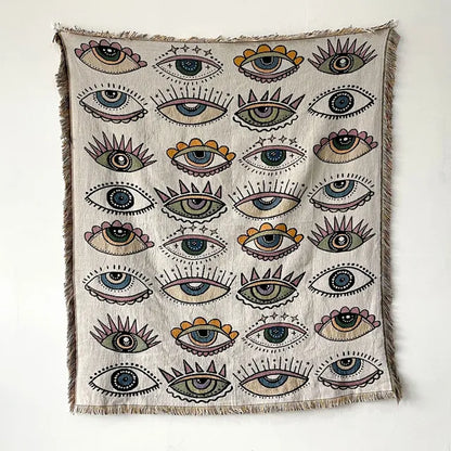 Bee Floral Nordic Blankets Throws Home Decor Sofa Towel