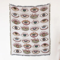 Thumbnail for Floral The Sun Tarot Nordic Sofa Blanket Cover Bedspread Home Decor