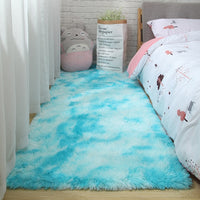 Thumbnail for Pink Grey Classic Carpet Shaggy Rugs for Children Soft Mat Living Room