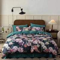 Thumbnail for European Flowers Birds Satin Egyptian Cotton Cozy Bedding Set