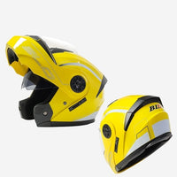 Thumbnail for Black Yellow Motorcycle Helmets Full Face Flip Up Out Door Sport