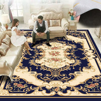 Thumbnail for Red Blue Baroque Europe Carpet Thickened Living Room Rugs Large Decor